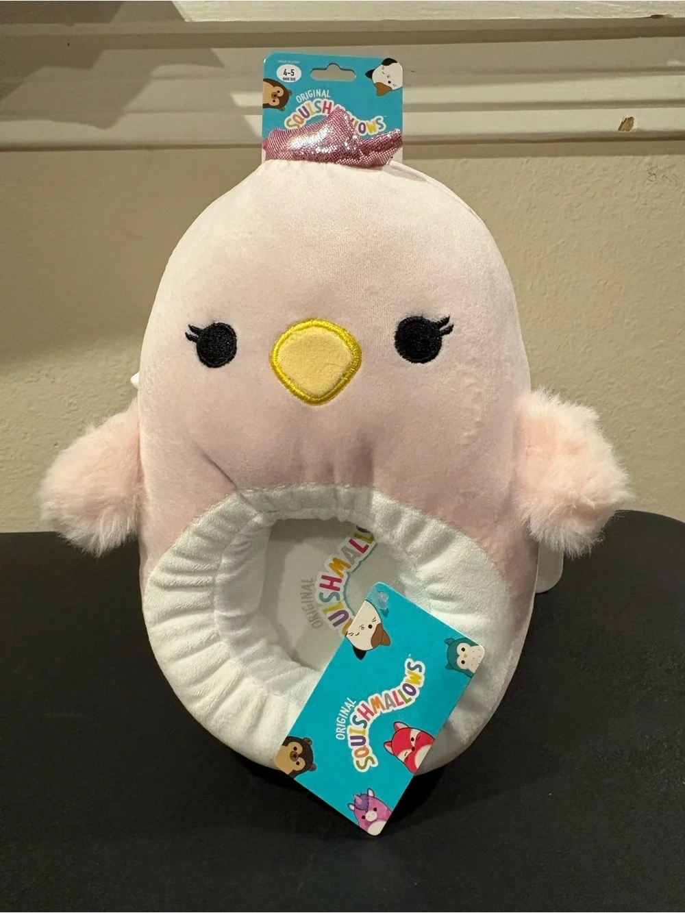 Squishmallows Plush Slippers Alyssa the Swan Youth Kids Sizes New